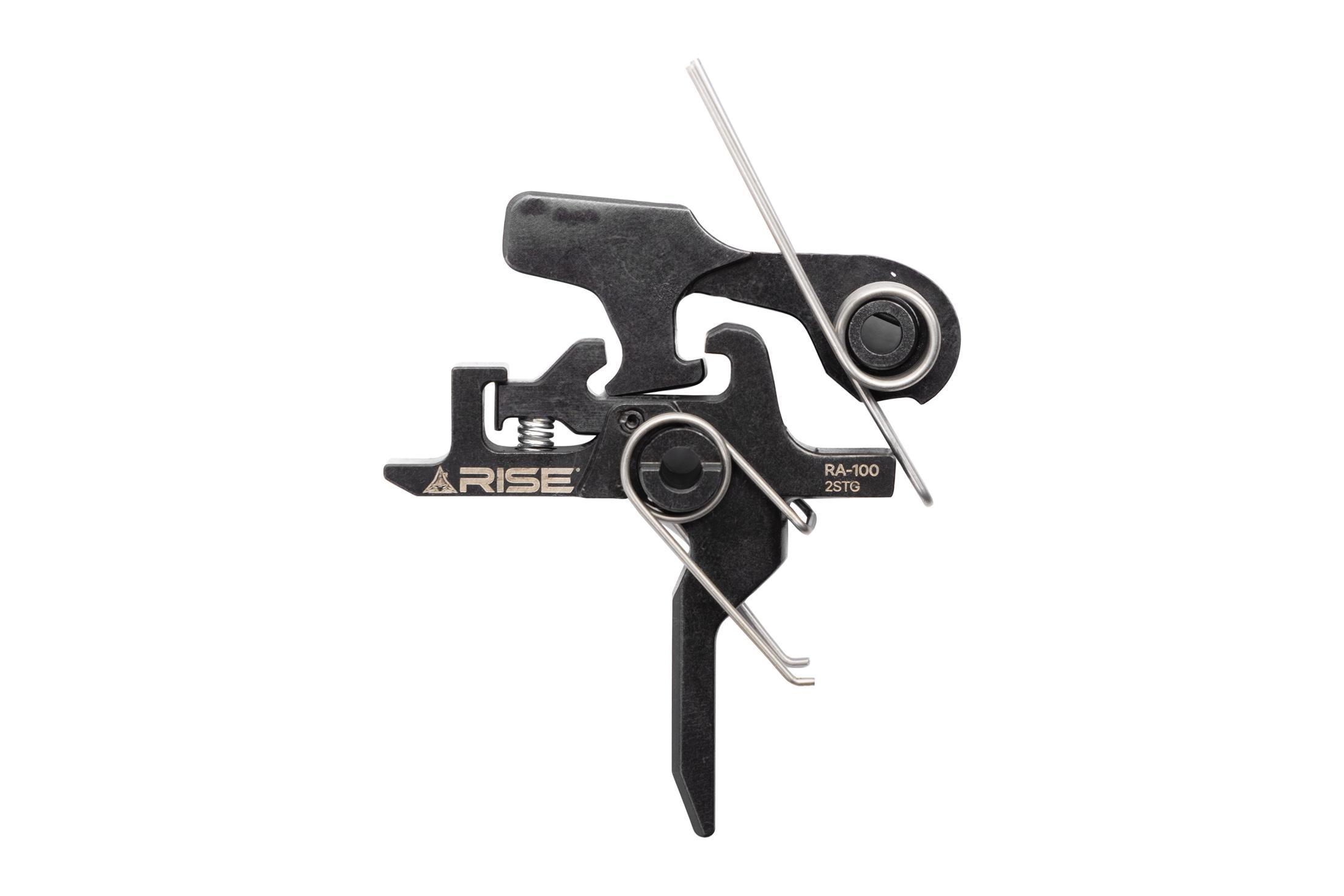 Rise Armament RA-100F AR Trigger Two-Stage Flat S7 Tool Steel 4.5-lb Pull Fits AR-10/AR-15.